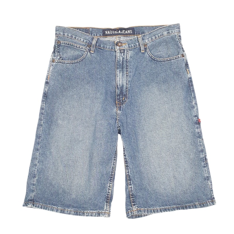 Nautica Jean Jorts Blue Denim Jeans Cotton Shorts W32