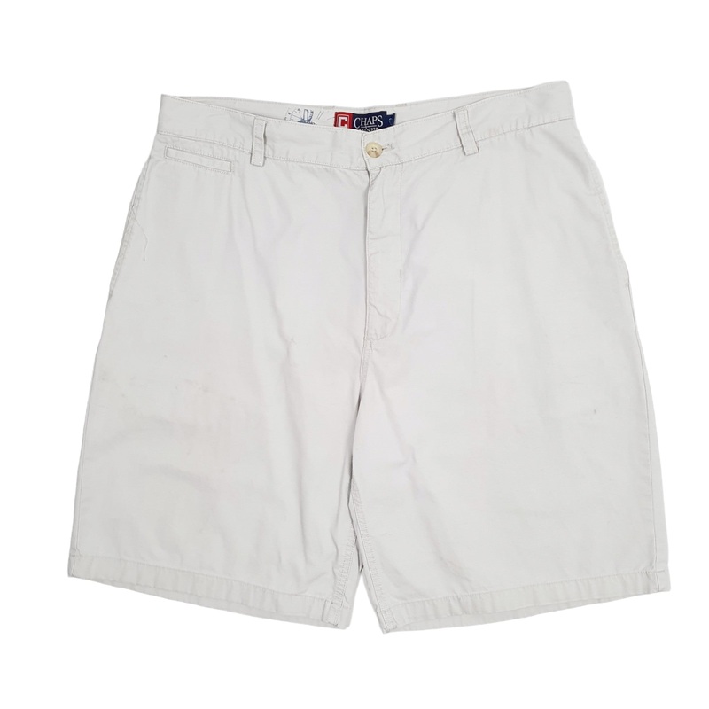 Ralph Lauren Deck Grey Chino Cotton Shorts W36