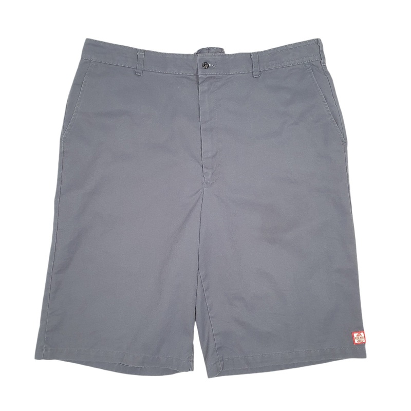 Red Kap Vans Skateboarding BMX Workwear USA Grey Chino Cotton Shorts W40
