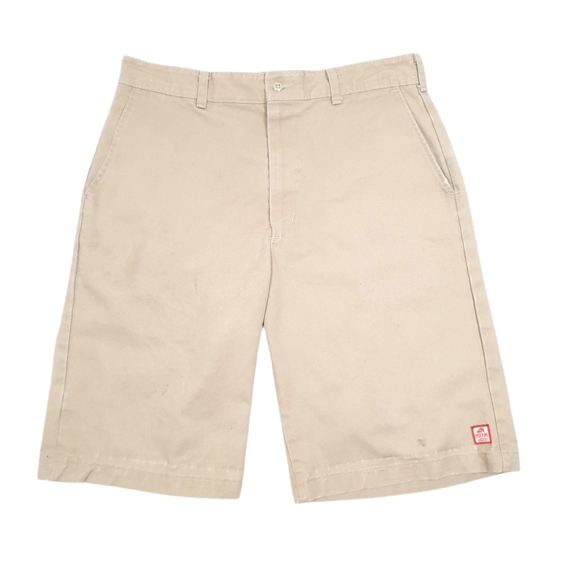 Red Kap Vans Surf Skate BMX Beige Chino Cotton Shorts W34