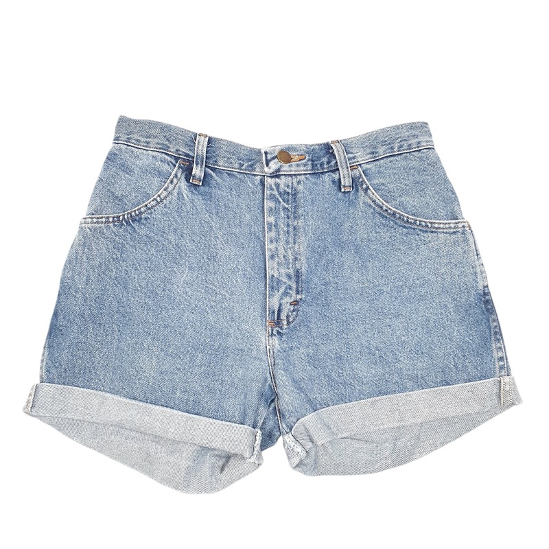 Rustler Altered Hot Pants Jorts Jean Blue Denim Jeans Cotton Shorts W32
