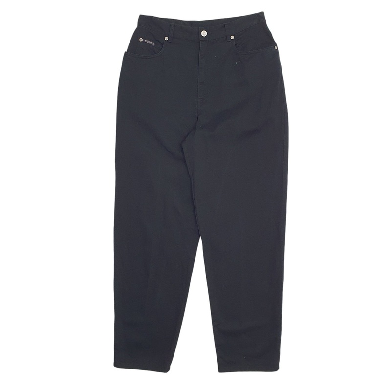 Womens Ralph Lauren Black Chino Cotton  Trousers UK10