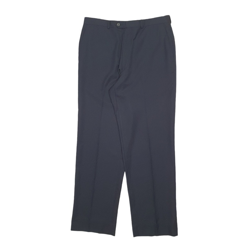 Womens Ralph Lauren Black Formal Suit Cotton Blend Trousers UK16