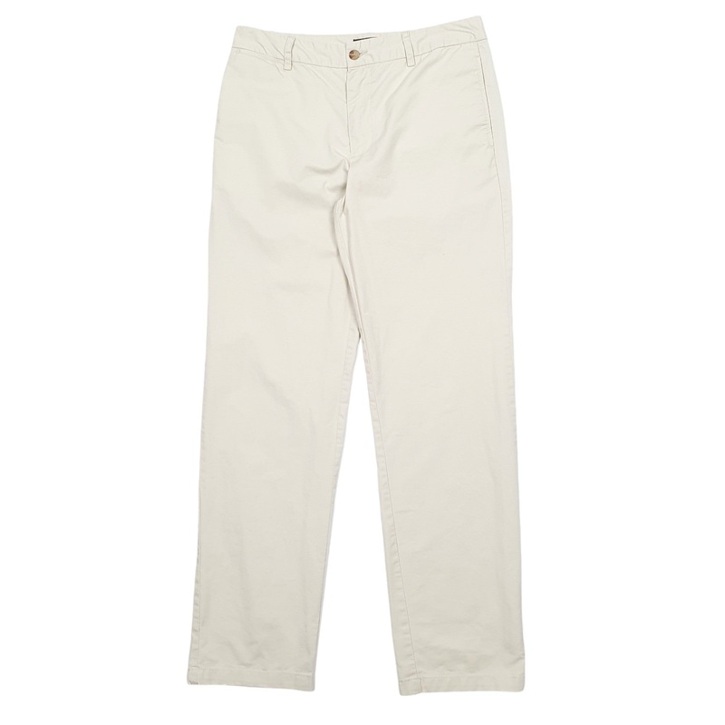 Womens Ralph Lauren Cream Chino Cotton  Trousers UK10
