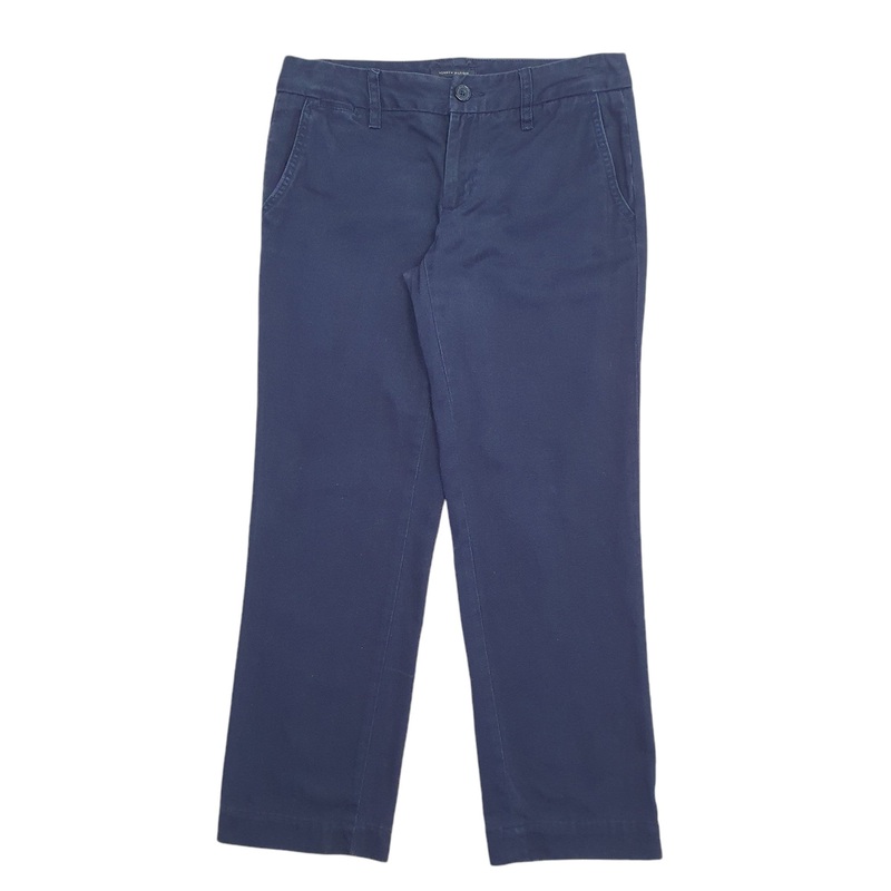 Womens Tommy Hilfiger Navy Chino Cotton  Trousers UK6