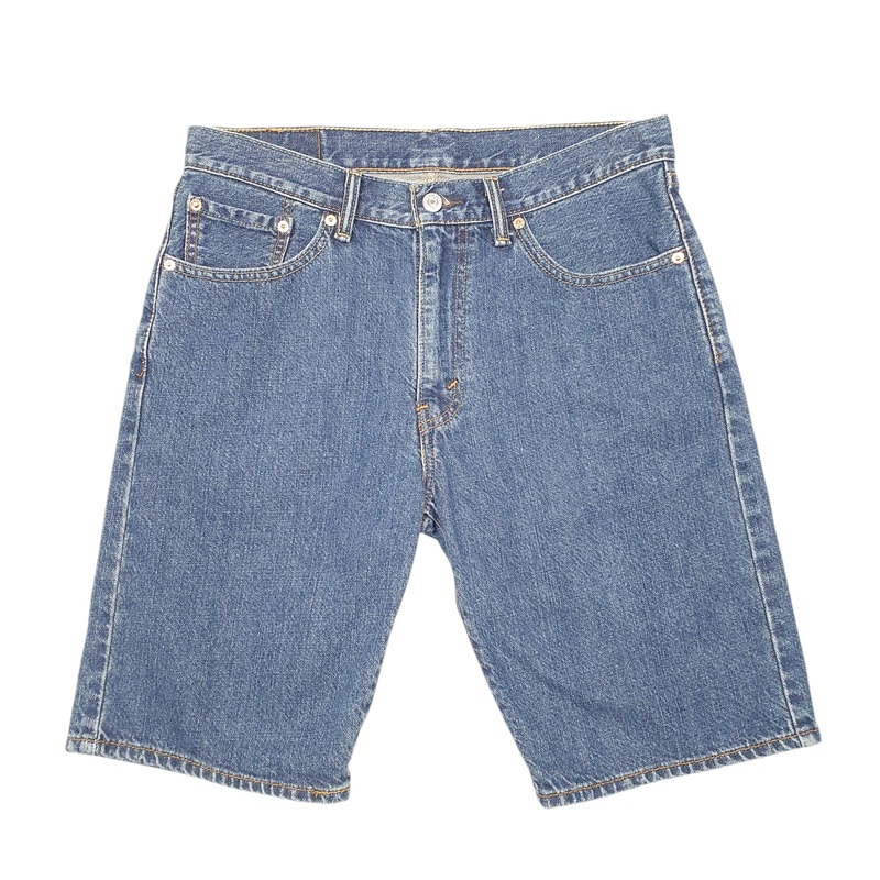 Levis Denim Jeans Jorts 505 Blue Denim Jeans Cotton Shorts W32