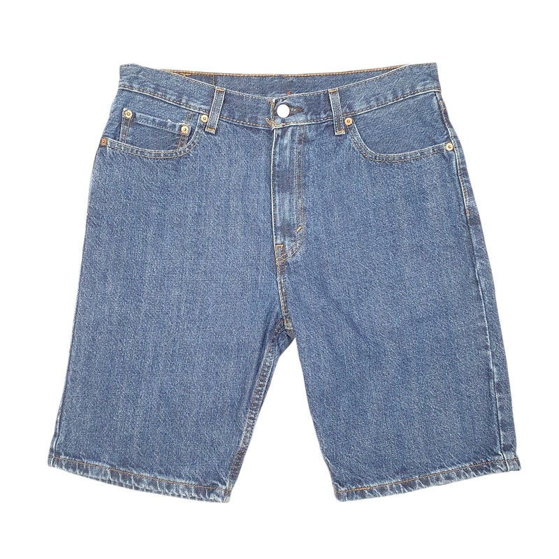 Levis Denim Jeans Jorts 505 Blue Denim Jeans Cotton Shorts W33