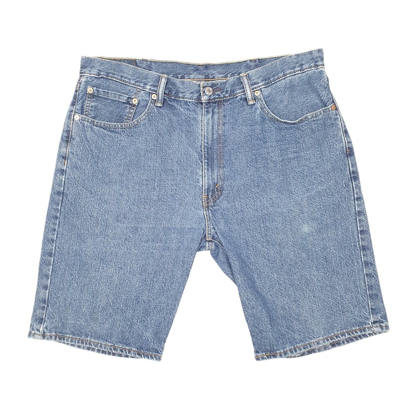 Levis Denim Jeans Jorts 505 Blue Denim Jeans Cotton Shorts W38