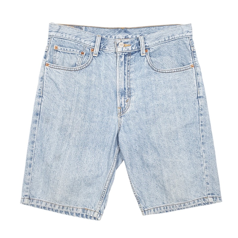 Levis Denim Jeans Jorts 505 Regular Blue Denim Jeans Cotton Shorts W33