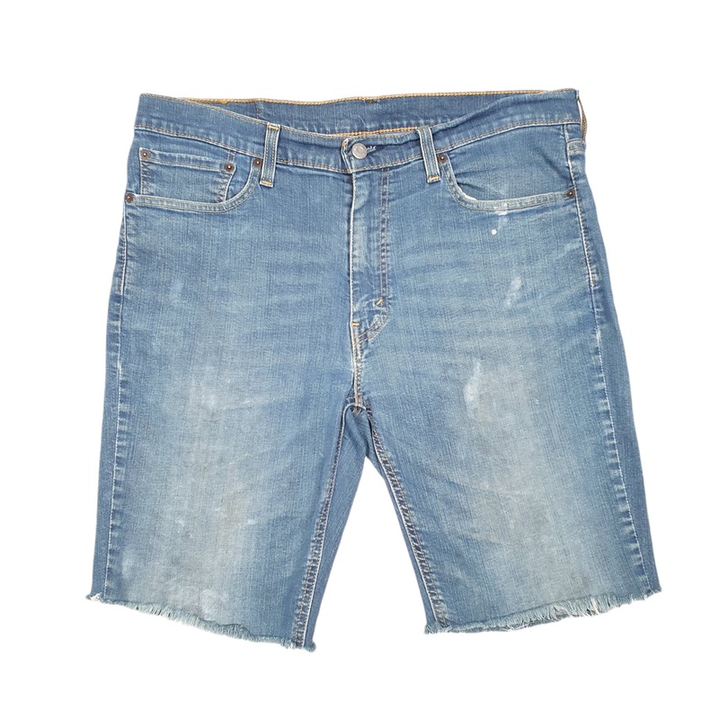 Levis Denim Jeans Jorts 541 Cut Offs Blue Denim Jeans Cotton Shorts W36