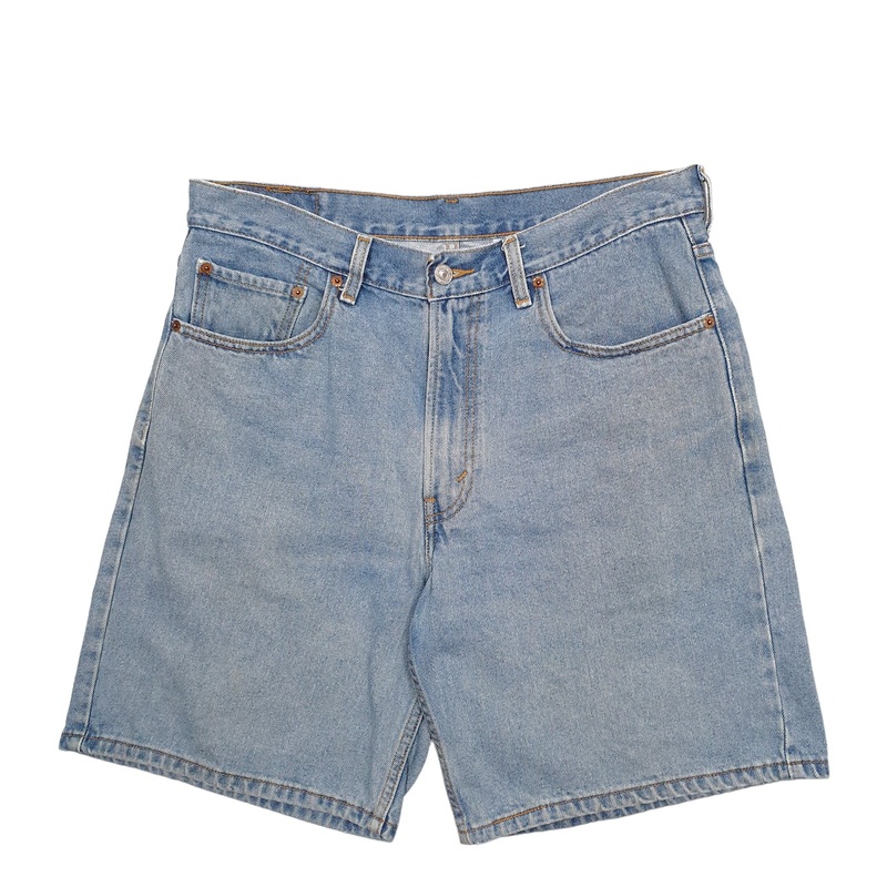 Levis Denim Jeans Jorts 550 Loose Blue Denim Jeans Cotton Shorts W34