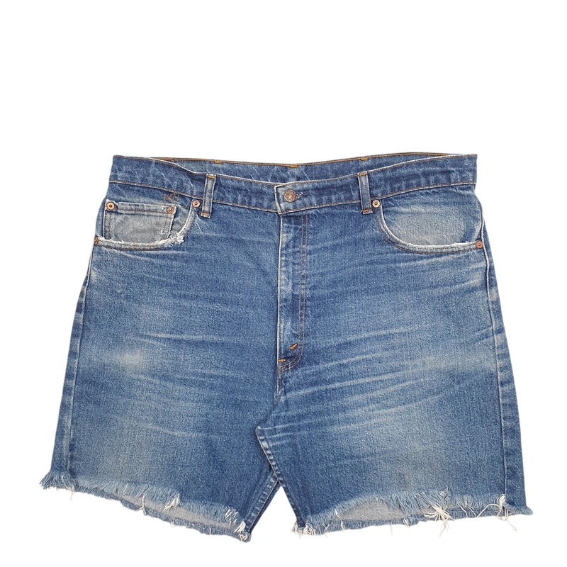Levis Denim Jeans Jorts 565 Cut Off Blue Denim Jeans Cotton Shorts W36