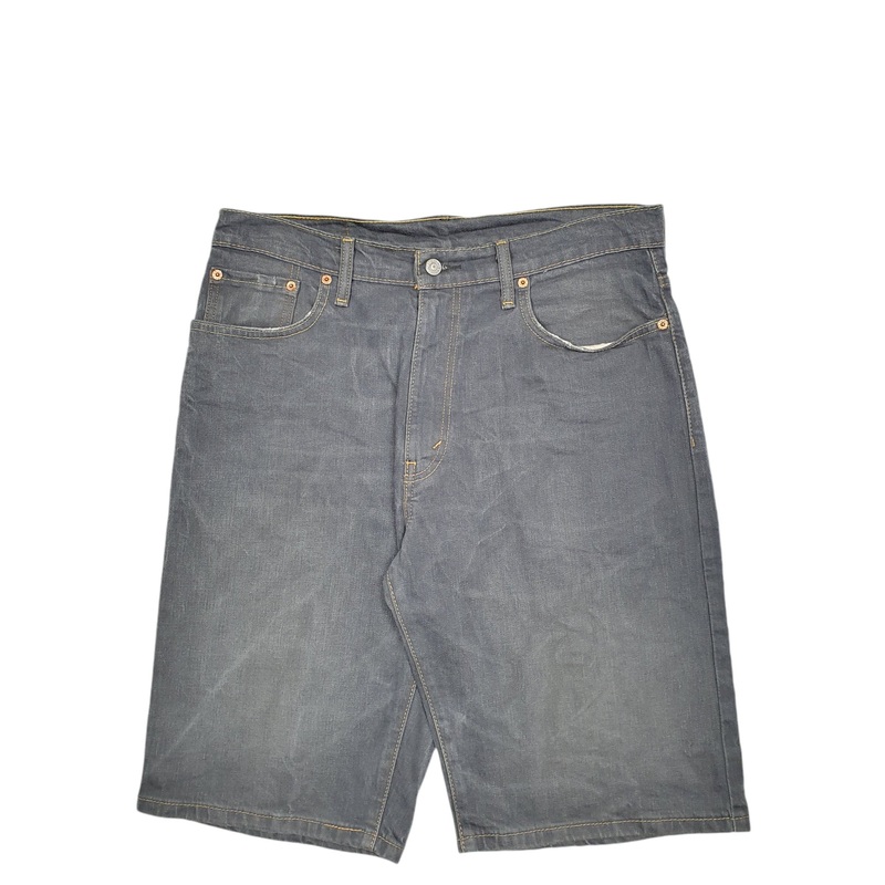 Levis Denim Jeans Jorts 569 Grey Denim Jeans Cotton Shorts W33