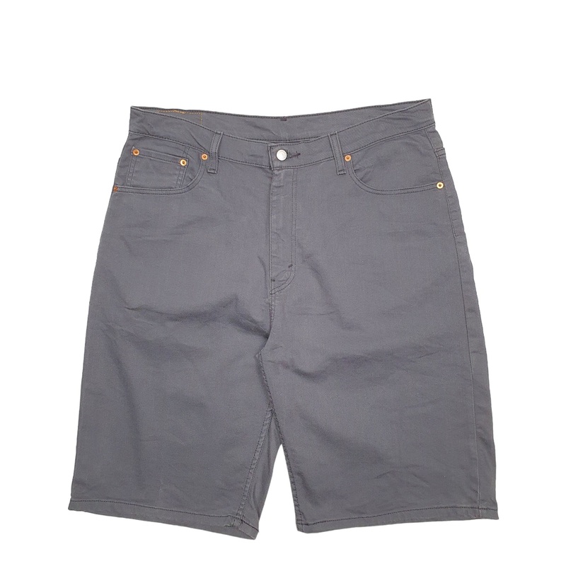 Levis Denim Jeans Jorts 569 Relaxed Grey Denim Jeans Cotton Shorts W36