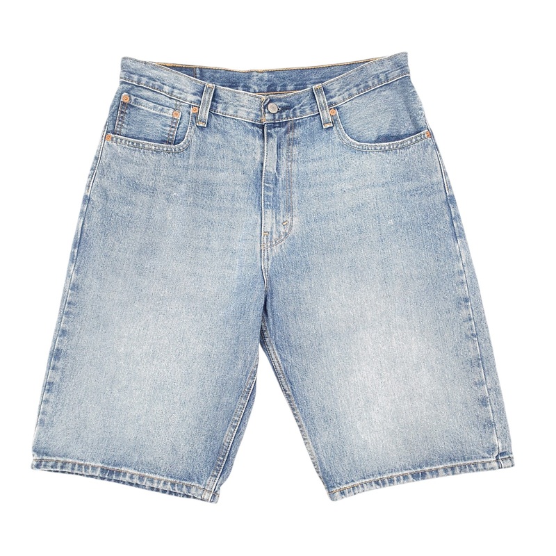 Levis Denim Jeans Jorts Loose Baggy Blue Denim Jeans Cotton Shorts W34