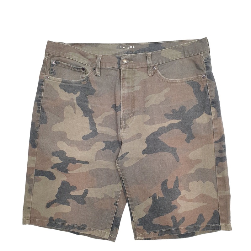 Levis Denim Jeans Jorts Signature Camo Denim Jeans Cotton Shorts W37