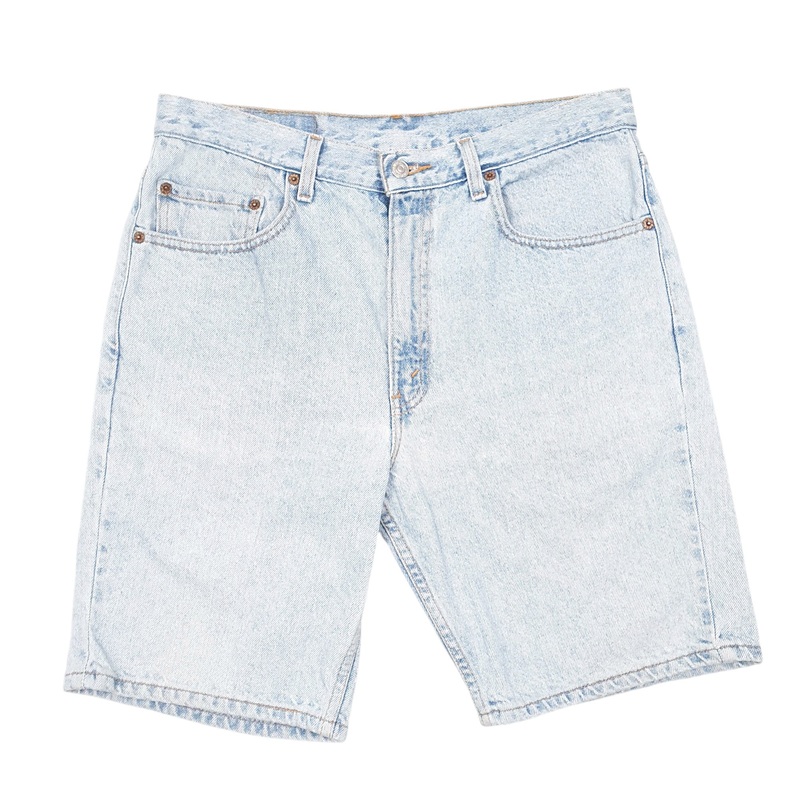 Levis Denim Jeans Jorts 505 Vintage 2000s Blue Denim Jeans Cotton Shorts W34