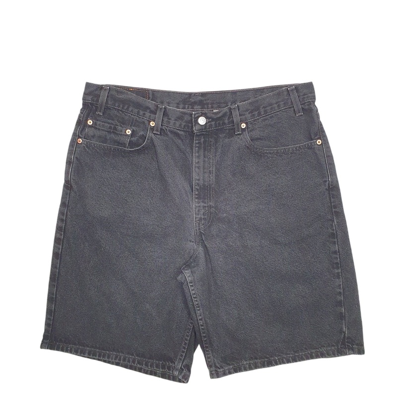 Levis Denim Jeans Jorts Black Denim Jeans Cotton Shorts W38