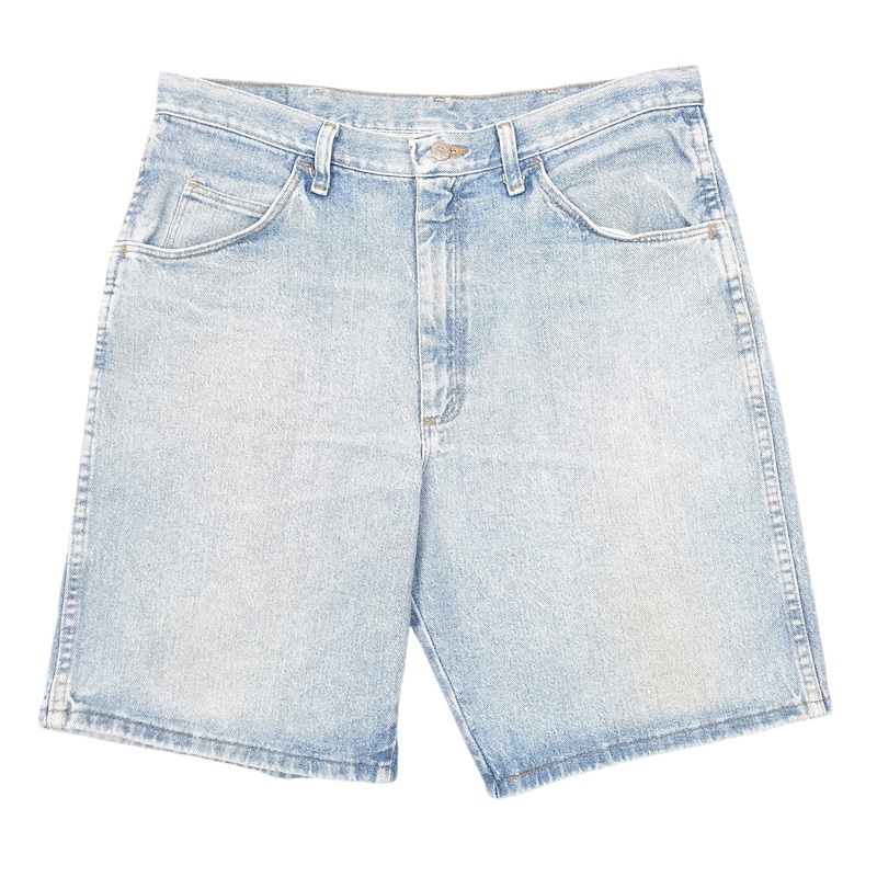 Wrangler Denim Jeans Jorts Baggy Blue Denim Jeans Cotton Shorts W34