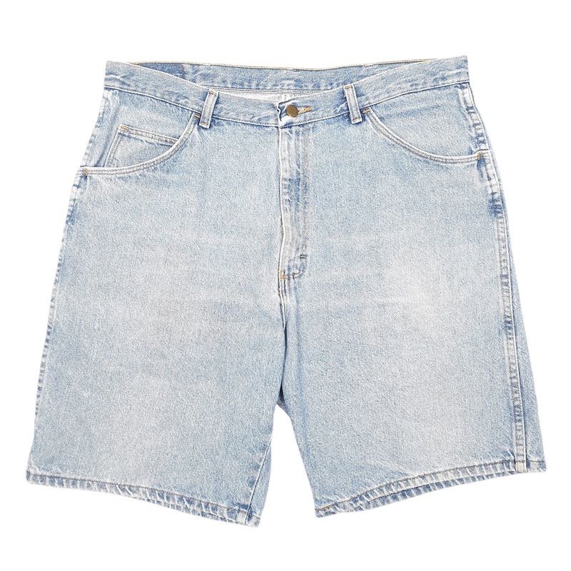 Wrangler Denim Jeans Jorts Baggy Blue Denim Jeans Cotton Shorts W38