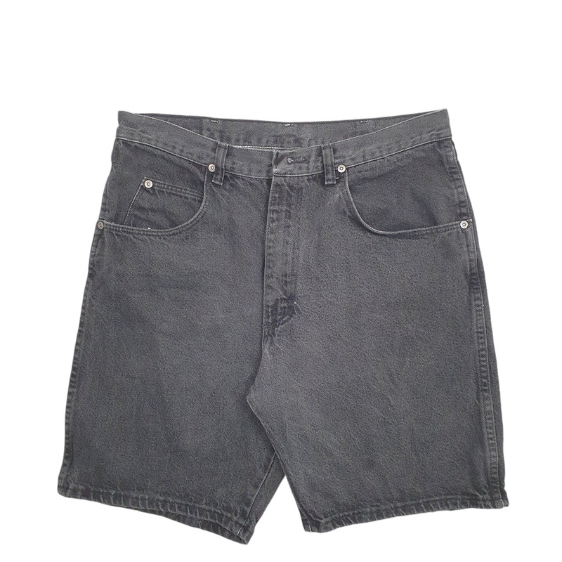 Wrangler Denim Jeans Jorts Black Denim Jeans Cotton Shorts W32
