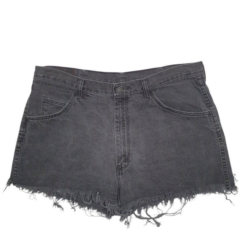 Wrangler Denim Jeans Jorts Black Denim Jeans Cotton Shorts W36