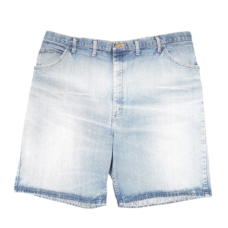 Wrangler Denim Jeans Jorts Elasticated Waist Relaxed Baggy Blue Denim Jeans Cotton Shorts W44