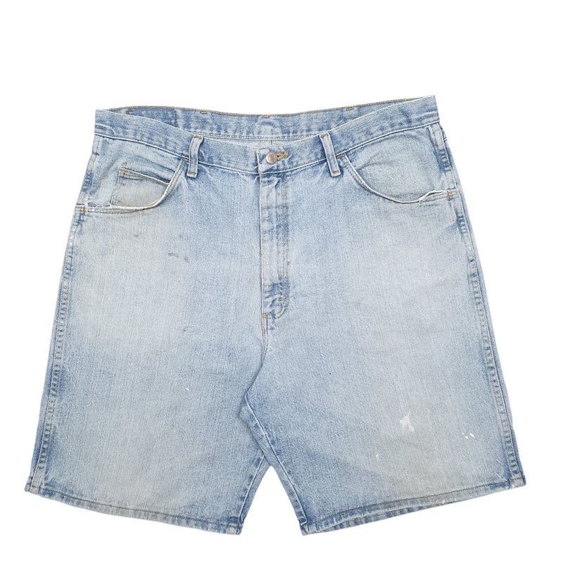 Wrangler Denim Jeans Jorts Hero Originals Blue Denim Jeans Cotton Shorts W34