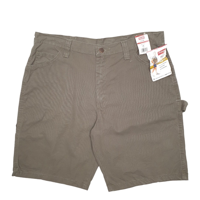 Wrangler Denim Jeans Jorts Khaki Carpenter Cotton Shorts W36
