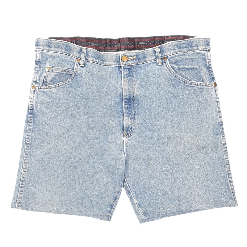 Wrangler Denim Jeans Jorts Regular Blue Denim Jeans Cotton Shorts W38