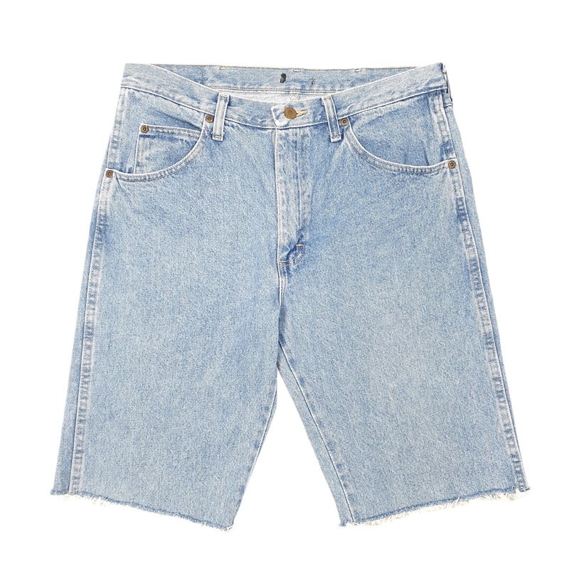 Wrangler Denim Jeans Jorts Regular Cut offs Blue Denim Jeans Cotton Shorts W32