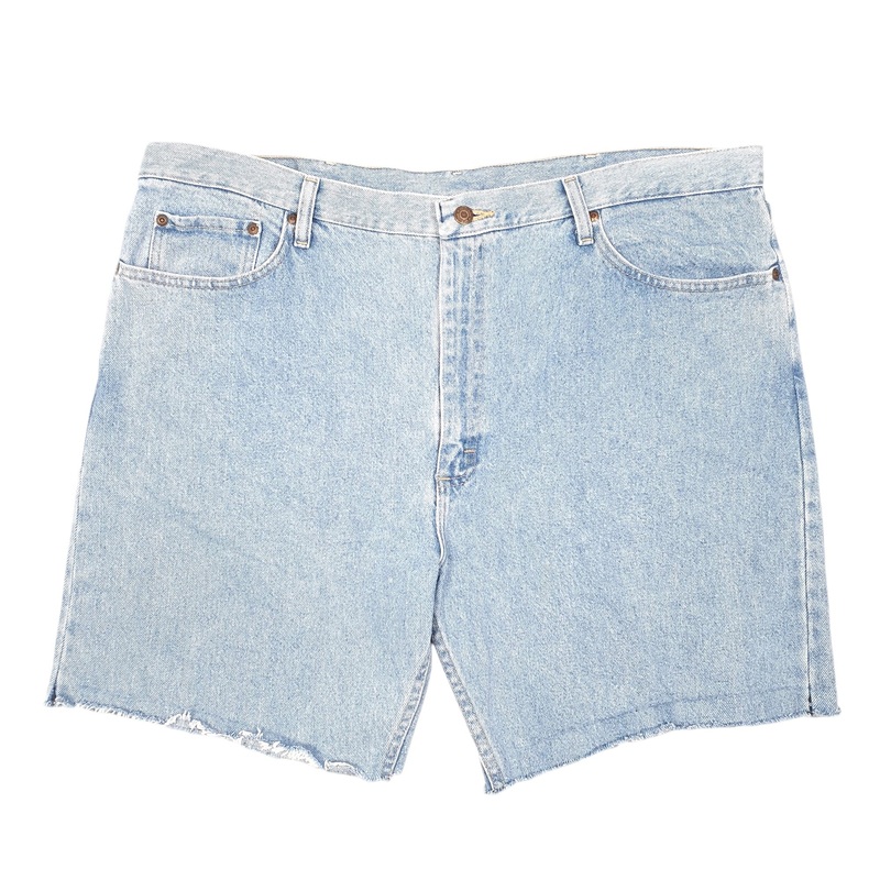 Wrangler Denim Jeans Jorts Regular Cut Offs Blue Denim Jeans Cotton Shorts W42