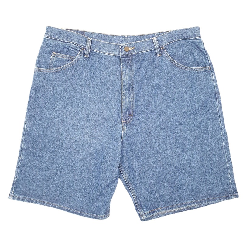 Wrangler Denim Jeans Jorts Relaxed Baggy Blue Denim Jeans Cotton Shorts W40