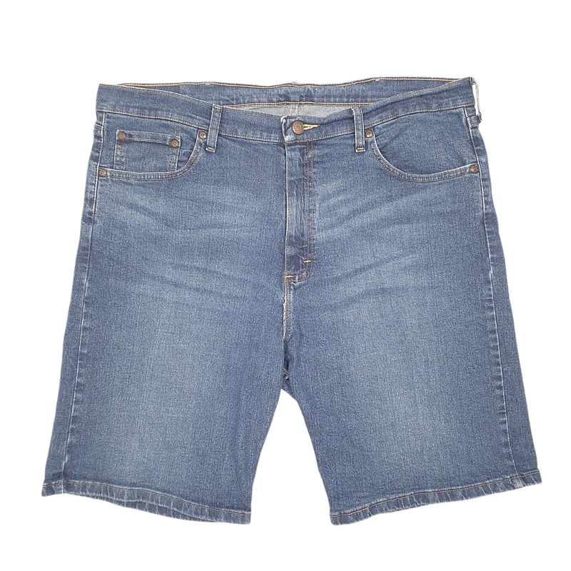 Wrangler Denim Jeans Jorts Relaxed Stretch Blue Denim Jeans Cotton Shorts W38