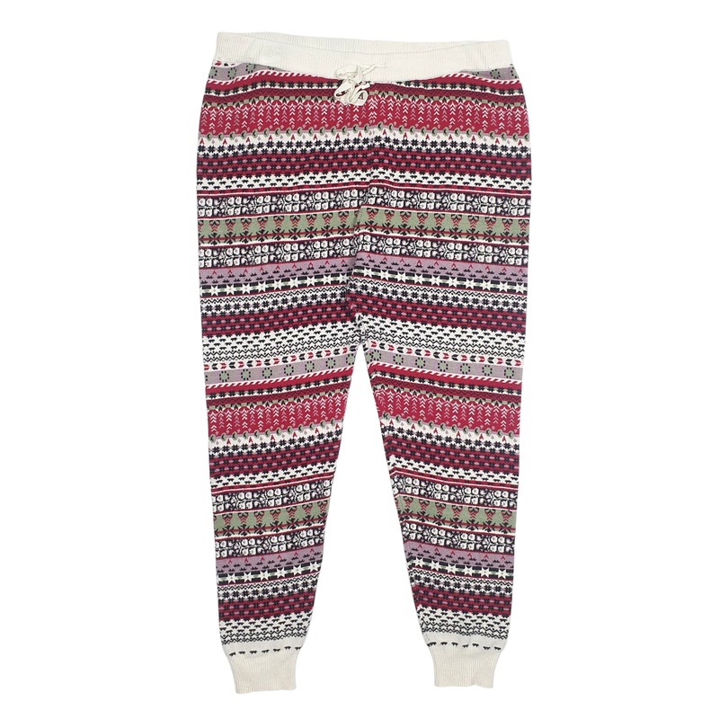 Womens True Craft Stretch Red Jogger Viscose  Trousers Womens UK3X