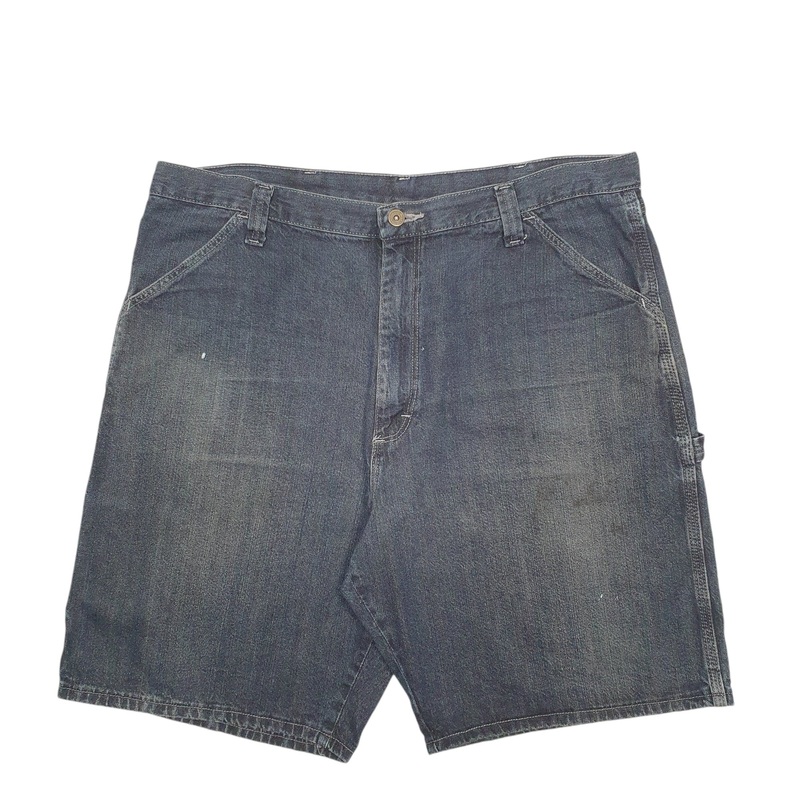 Wrangler Denim Jeans Jorts Black Carpenter Cotton Shorts W38