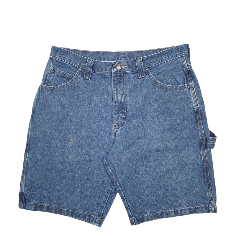 Wrangler Denim Jeans Jorts Blue Carpenter Cotton Shorts W32