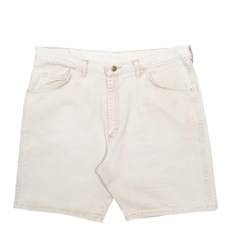 Wrangler Denim Jeans Jorts Cream Denim Jeans Cotton Shorts W38