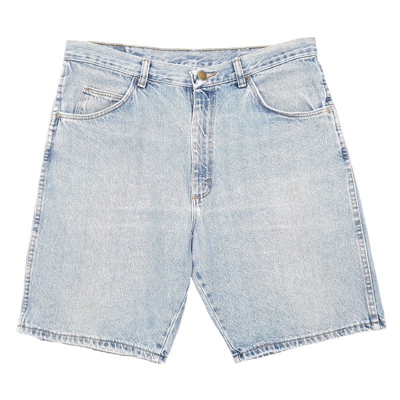 Wrangler Denim Jeans Jorts Regular Blue Denim Jeans Cotton Shorts W34