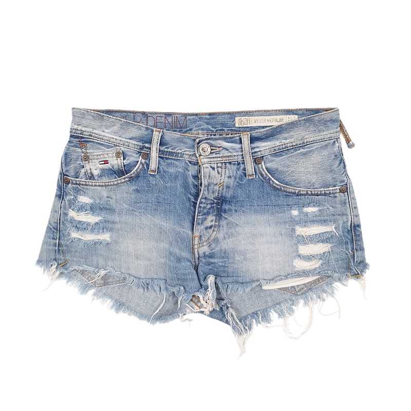 Tommy Hilfiger Hot Pants Blue Denim Jeans Cotton Shorts W32