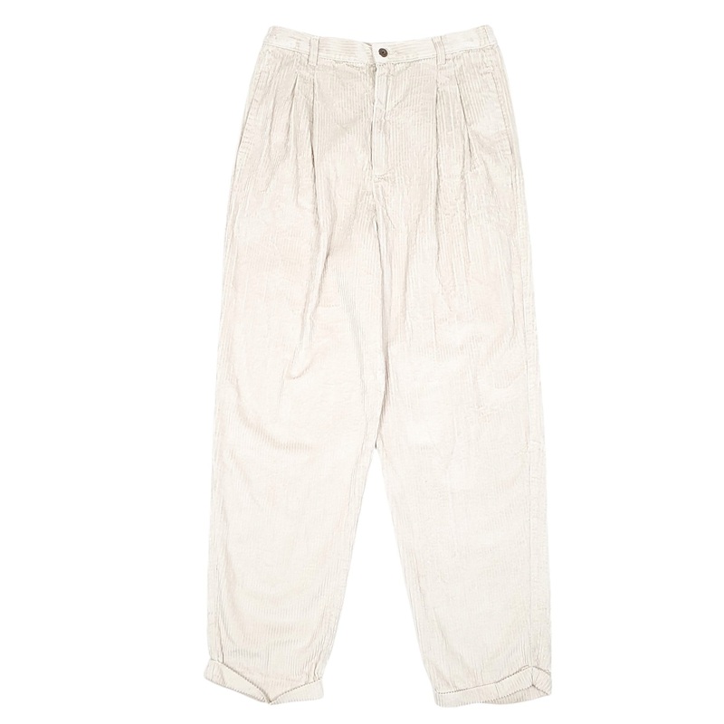Womens Eddie Bauer Cream Corduroy Cotton  Trousers UK10