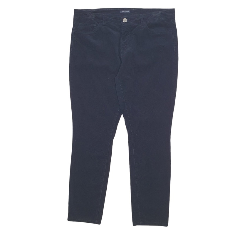 Womens Tommy Hilfiger Navy Corduroy Cotton  Trousers UK18