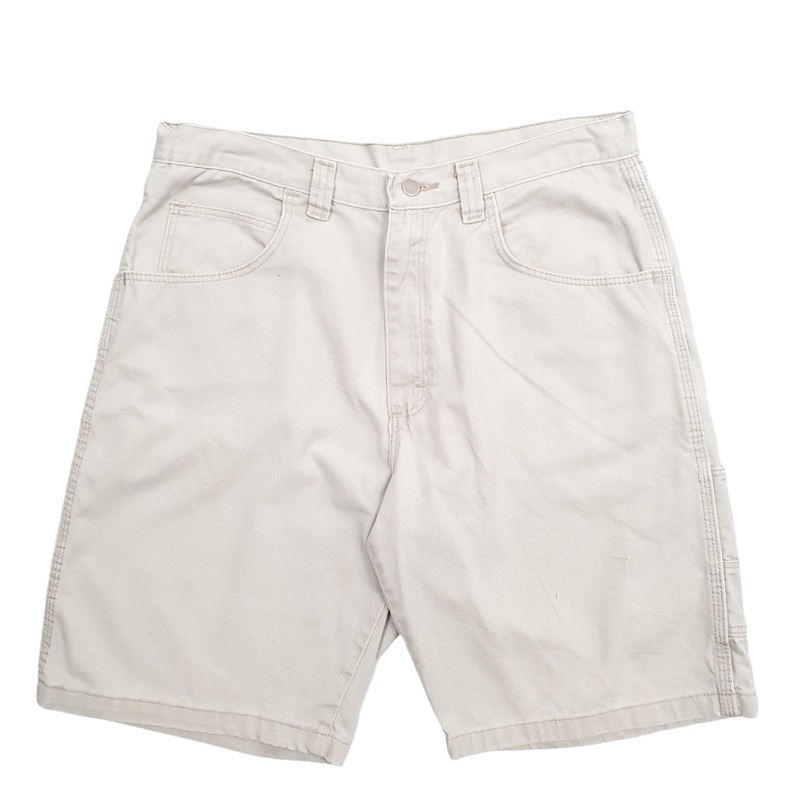 Wrangler Denim Jeans Jorts Cream Denim Jeans Cotton Shorts W33